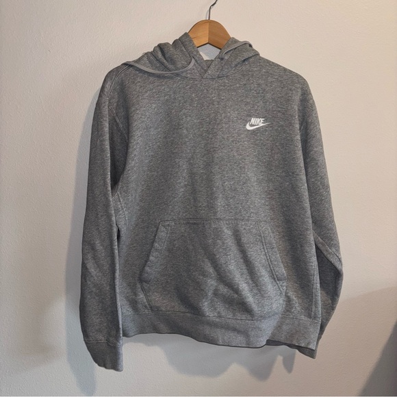 Nike Other - Nike Men's Size M Gray Hoodie with embroidered Nike logo
